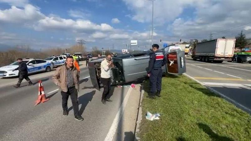 Bolu D-100'deki Kazada 6 Çocuk Dahil 9 Kişi Yaralandı