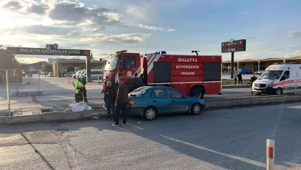 Malatya'da İki Araç Çarpıştı: 1 Kişi Yaralandı