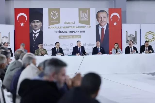 Vali Tuncay Akkoyun Ömerli'de Muhtarlar ve Vatandaşlarla Bir Araya Geldi