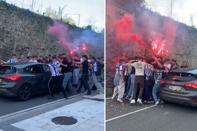 19 Yaşındaki Ibai Aguirre İlk Profesyonel Maçında Mahallesinde Kahraman Gibi Karşılandı
