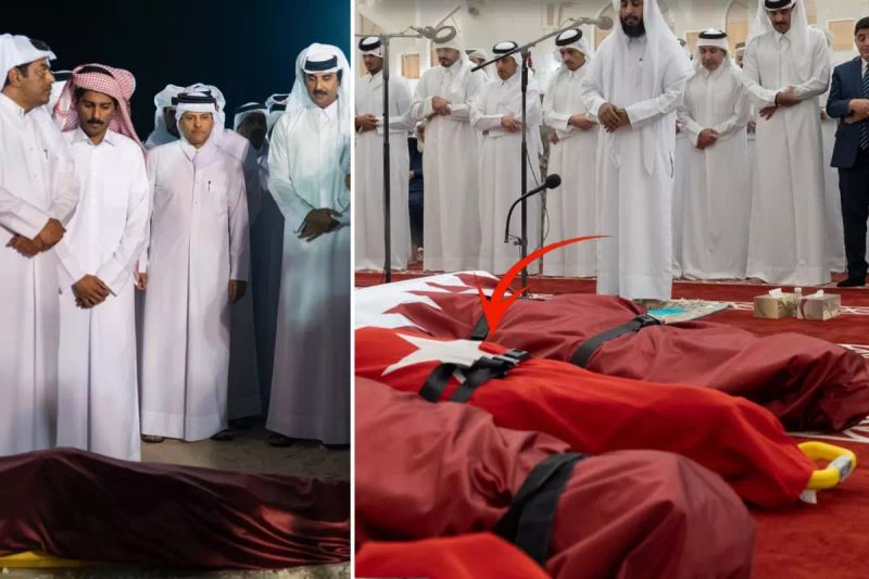 Katar’da Şehitler İçin Kılınan Cenaze Namazı Sosyal Medyada Tartışma Yarattı