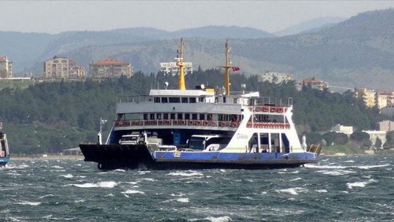 Fırtına Nedeniyle Çanakkale Boğazı Vapur Seferlerinde İptaller