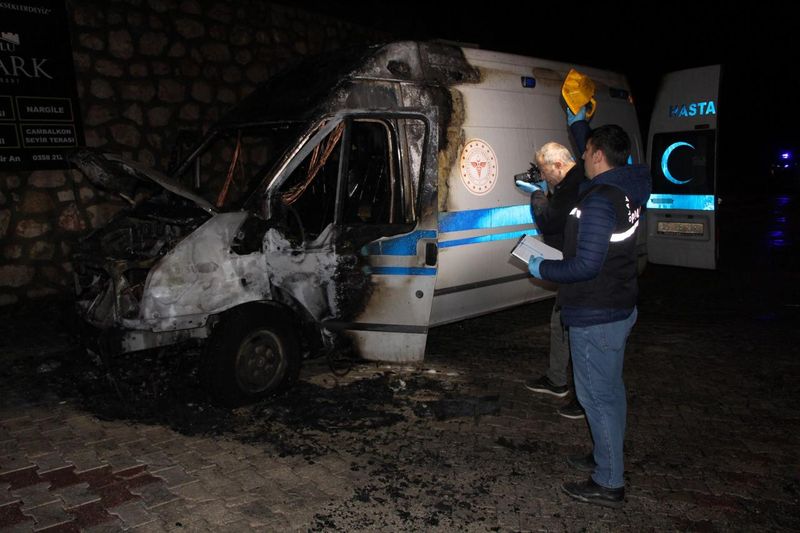 Amasya'da Ambulans Şoförünün Hızlı Müdahalesi Patlamayı Önledi