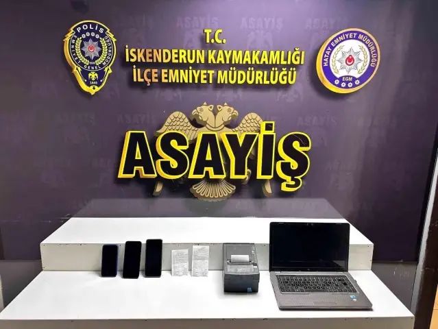 Hatay İskenderun'da Yasa Dışı Bahis Operasyonunda 3 Kişi Yakalandı