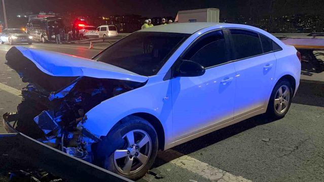 Kağıthane'de Zincirleme Trafik Kazasında 1 Kişi Yaralandı