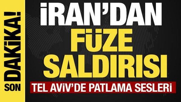 İran'ın Füze Saldırısına Karşı Tel Aviv'de Hava Savunması Aktif