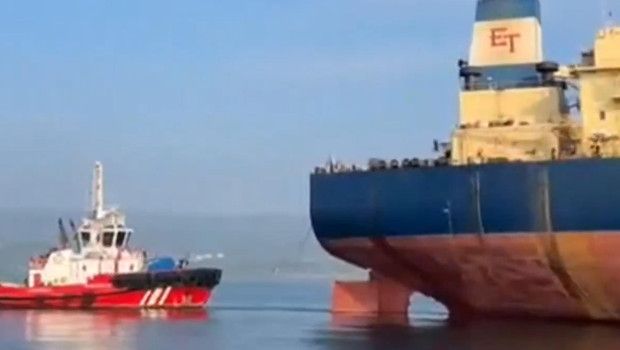 Çanakkale Boğazı'nda Palau Bayraklı Tanker Makine Arızası Yaşadı