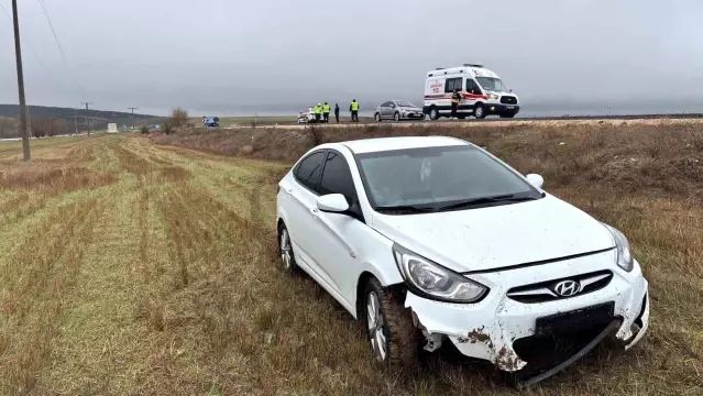 Bilecik Söğüt'te Islak Yol Kazasında 2 Kişi Yaralandı