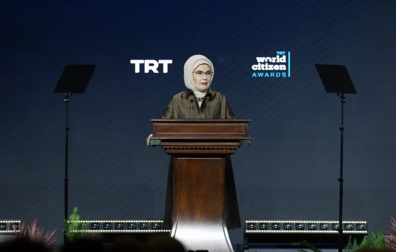 Emine Erdoğan, TRT Dünya Vatandaşları Ödülleri'nde Pozitif Değişim Mesajı Verdi