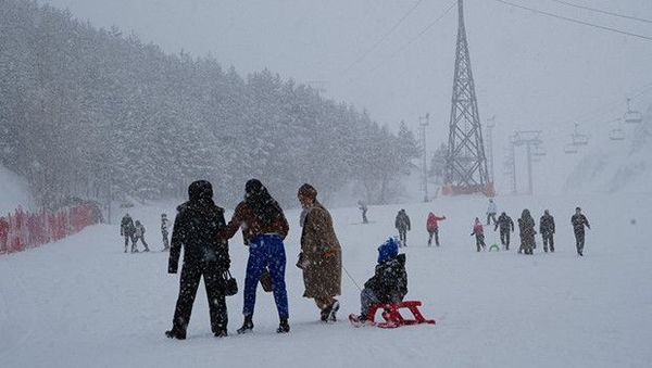 Palandöken Kayak Merkezi Sezonu 30 Nisan'a Kadar Uzattı