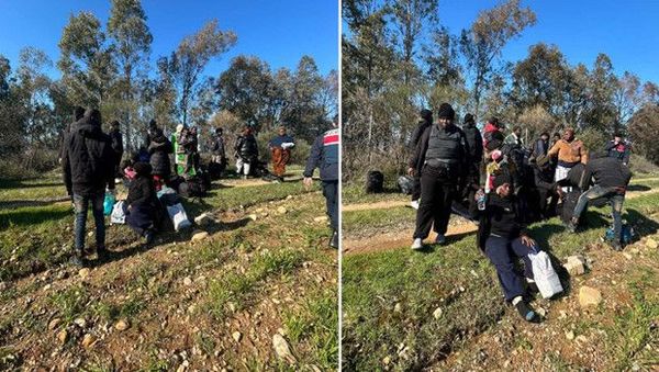 Aydın'da Kaçak Göçmenler 'Dağın Arkası İstanbul' Diyerek Araziye Bırakıldı