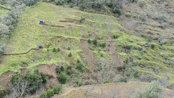 Aydın’da Süren Sağanaklar Dağ Köylerinde Heyelana Neden Oldu