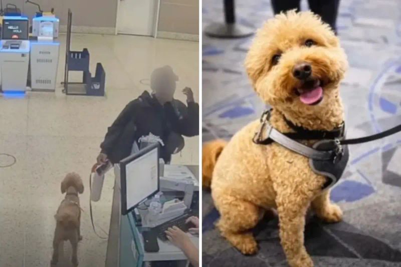 Las Vegas'ta Uçağa Alınmayan Yolcu Köpeğini Havalimanında Bırakıp Tutuklandı