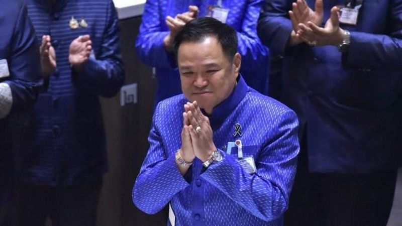 Anutin Charnvirakul Tayland Başbakanlığına Yeniden Seçildi