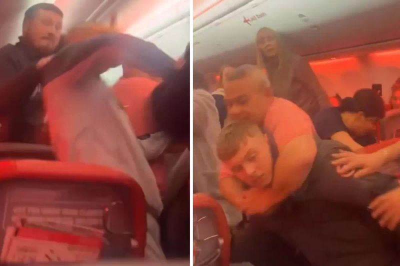 Türkiye'den Manchester'a Giden Uçakta Yolcular Arasında Şiddetli Kavga Pistini Değiştirdi