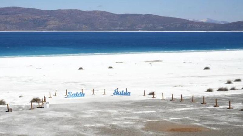 Salda Gölü Su Seviyesinde Son Yağışlarla 14 Santimetrelik Artış Yaşandı