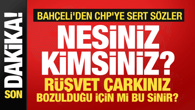 Bahçeli'den CHP'nin Meclis Kürsüsü İşgaline Tepki: Öfkeniz Bozulan Tezgahınızdan mı?