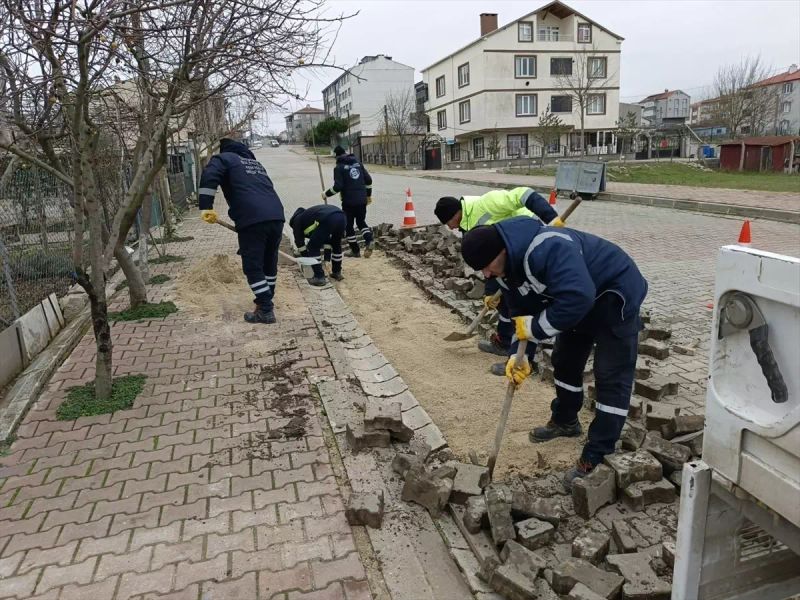Ergene ve Çorlu Belediyelerinden Kaldırım ve Market Denetimleri