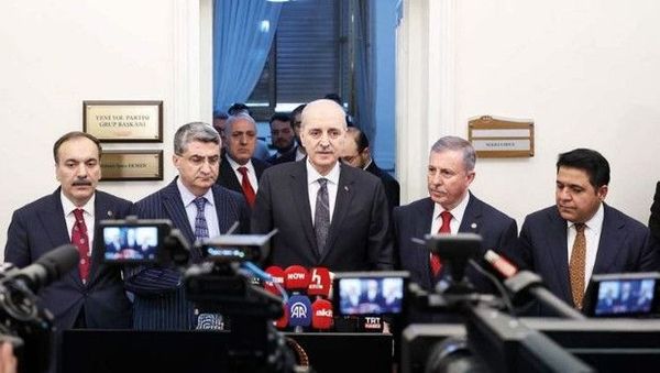 TBMM Başkanı Kurtulmuş'tan Yeni Yol Partisi'ne Ziyaret ve Teşekkür