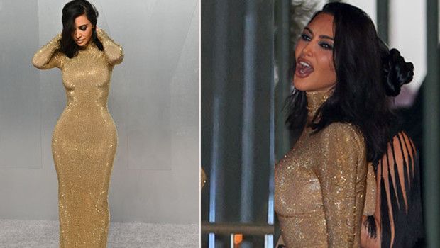 Kim Kardashian ve Ünlüler Vanity Fair Partisinde Göz Kamaştırdı