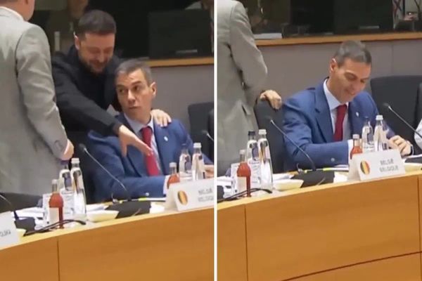 Zelenski'yi Katılımcılar Ayakta Alkışladı, İspanya Başbakanı Sanchez Farklı Davrandı