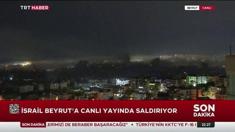 İsrail, Beyrut'un Dahiye Bölgesine Hava Saldırılarını Arttırdı