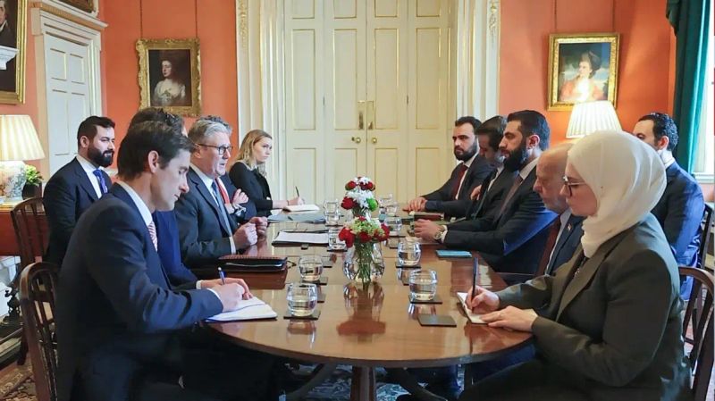 Suriye Cumhurbaşkanı Ahmed Şara Resmi Ziyaret için Londra'da