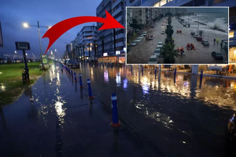 İzmir, Çanakkale ve Aydın’da Sağanak Yağış Nedeniyle Taşkınlar ve Ulaşım Aksadı