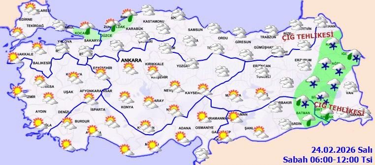 Meteoroloji: İstanbul'da Sağanak Yağış, Ankara'da Kar Bekleniyor