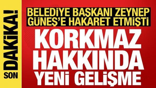 Mehmet Emin Korkmaz'a Zeynep Güneş'e Hakaret Nedeniyle Kamu Davası Açıldı