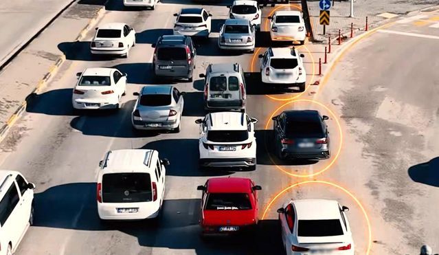 Gaziantep'te 412 Sürücüye Hatalı Şerit Değişikliği Nedeniyle Ceza Kesildi