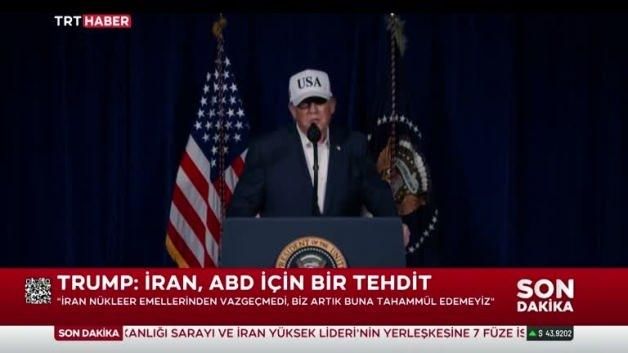 Trump ABD'nin İran'a Büyük Askeri Operasyonunu Başlattığını Açıkladı