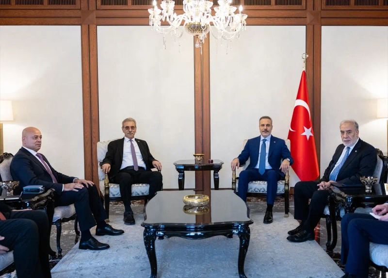 Dışişleri Bakanı Fidan, Gazze Yönetimi Ulusal Komitesi Başkanı Şaas ile Ankara'da Görüştü