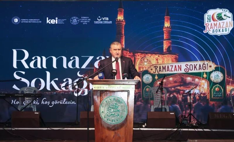 Gençlik ve Spor Bakanı Osman Aşkın Bak, Lefkoşa'daki Ramazan Sokağı'nı Ziyaret Etti