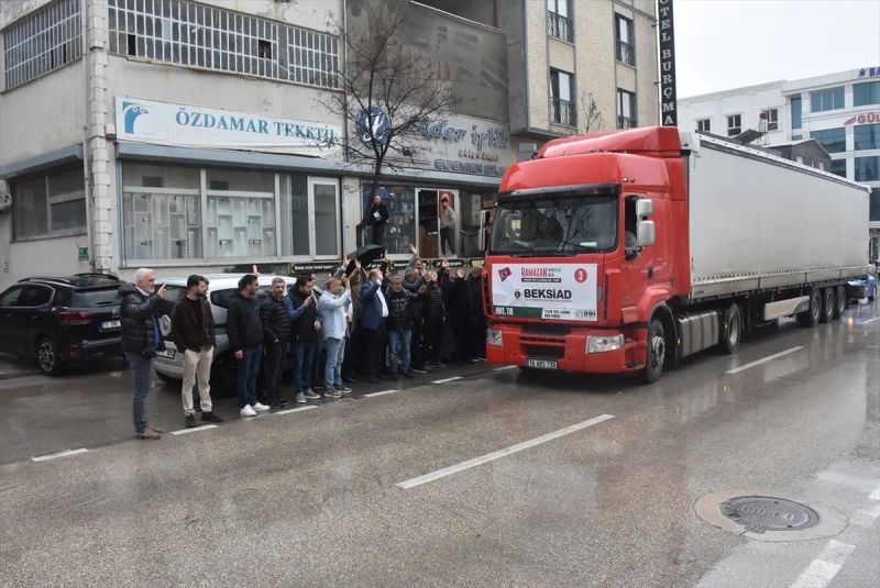 Bursa'dan Gazze'ye Yardım Tırı Gönderildi