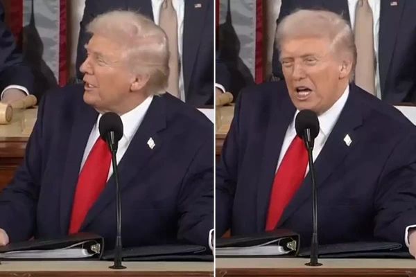 Trump, '8 savaşı bitirdim' dedi, salondan kahkahalar yükseldi