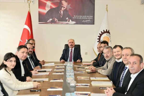 Çorum OSB Mart Ayı Yönetim Kurulu ve Müteşebbis Heyeti Toplantısı Gerçekleşti