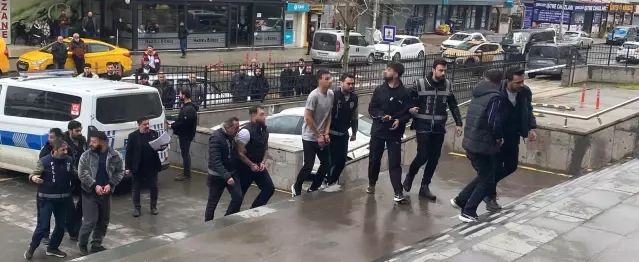 Para İhtilafı Nedeniyle Arkadaşını Kaçıran 8 Şüpheli Adliyeye Sevk Edildi