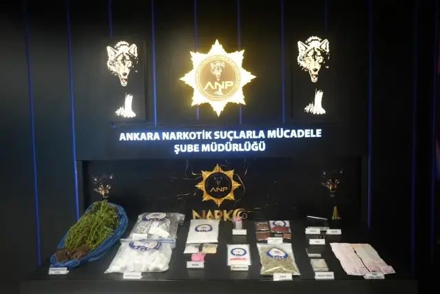 Ankara'da Narkotik Operasyonlarında 60 Gözaltı, 28 Tutuklama Gerçekleşti