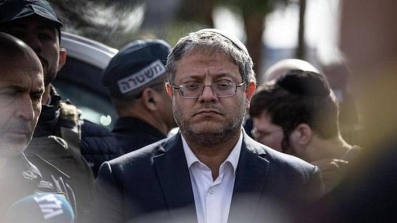 İsrail'in Ulusal Güvenlik Bakanı Ben-Gvir Mescid-i Aksa'ya Baskın Düzenledi