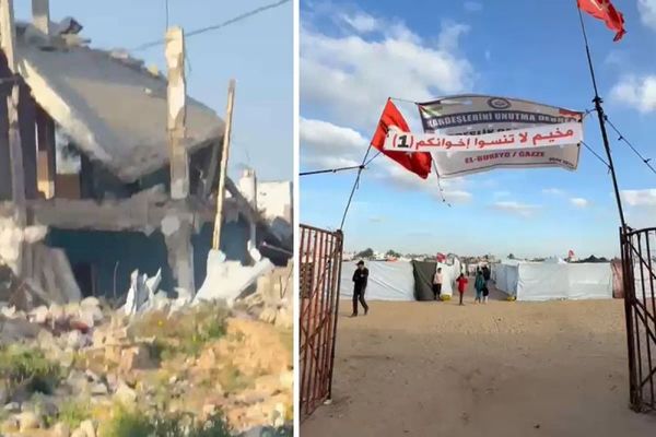 Gazze'deki Kardeşlik Çadır Kampı'na İsrail Saldırısı: Yaralılar Var