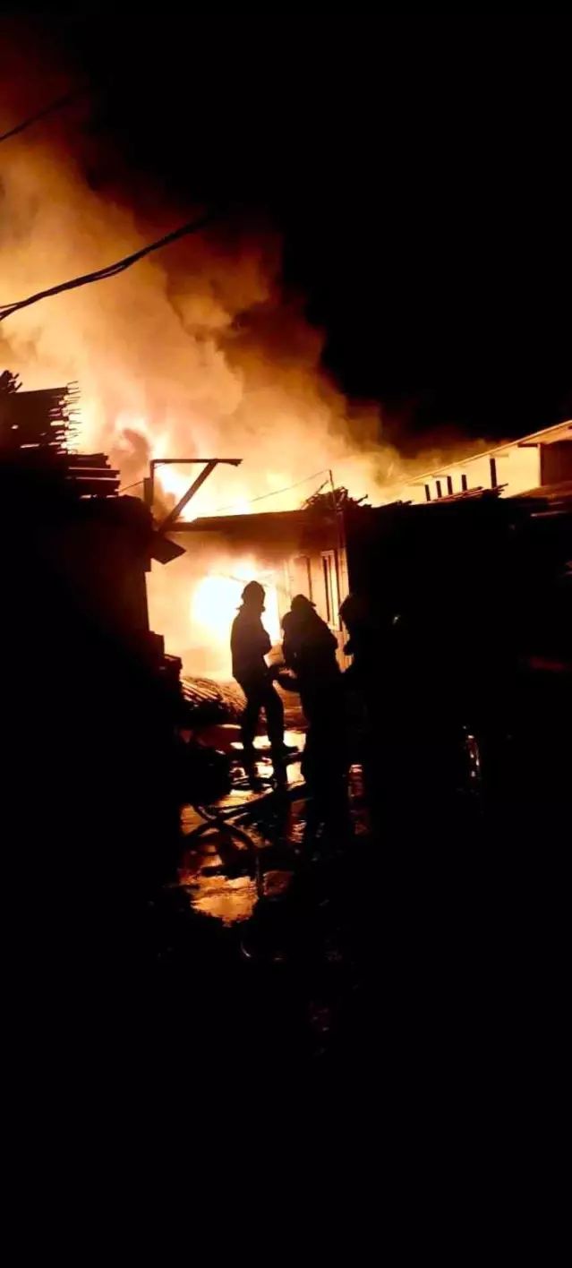 Bodrum'da Narenciye Bahçesindeki Konteyner Yangını Söndürüldü