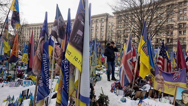 Ukrayna Savaşı'nın 4. Yılında Kayıplar İçin Anma Töreni Düzenlendi