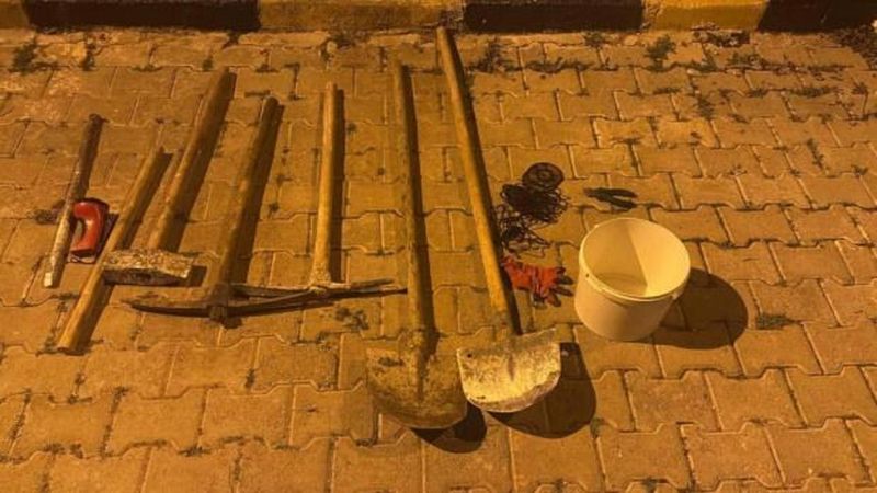 Harran'da Kaçak Define Kazısına Operasyon: 5 Kişi Gözaltında