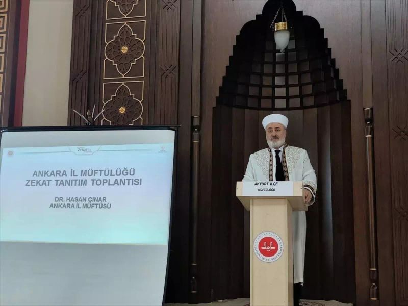 Ankara İl Müftüsü Çınar, Akyurt Esnafıyla Zekat Toplantısında Buluştu