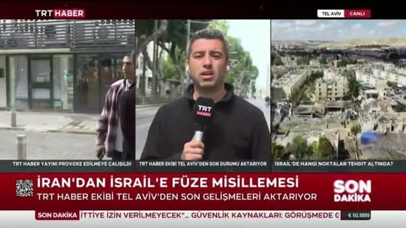 Tel Aviv’de TRT Haber Ekibine Tehdit ve Engelleme Girişimi