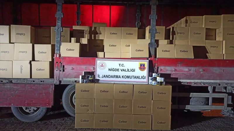 Ulukışla'da 8.8 Milyon Adet Kaçak Sigara Yakalandı