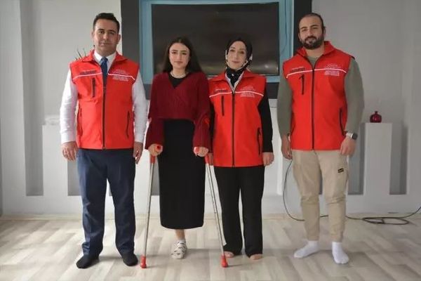 Gaziantep Belediyesi, Protez Bacak Hayalini Gerçekleştiriyor