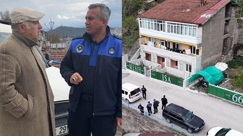 Ev Çatısına Mesih ve Cihat Yazıları Yazdı, Tepki Çekti